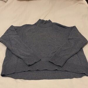 OAK + FORT Charcoal Turtleneck Sweater